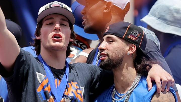 Tyler Kolek's outlook with the Knicks just took another potential hit thanks to Jose Alvarado. Tyler Kolek's outlook with the Knicks just took another potential hit thanks to Jose Alvarado.