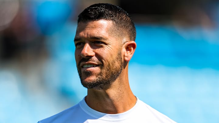 Carolina Panthers head coach Dave Canales