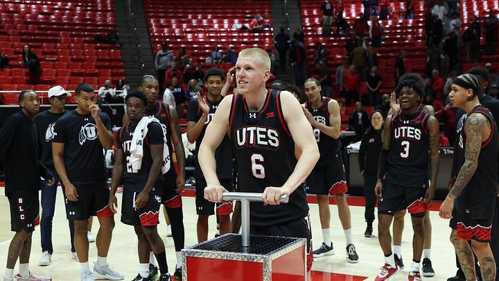 Former Utah Runnin' Utes guard Jacob Patrick (6). Former Utah Runnin' Utes guard Jacob Patrick (6).