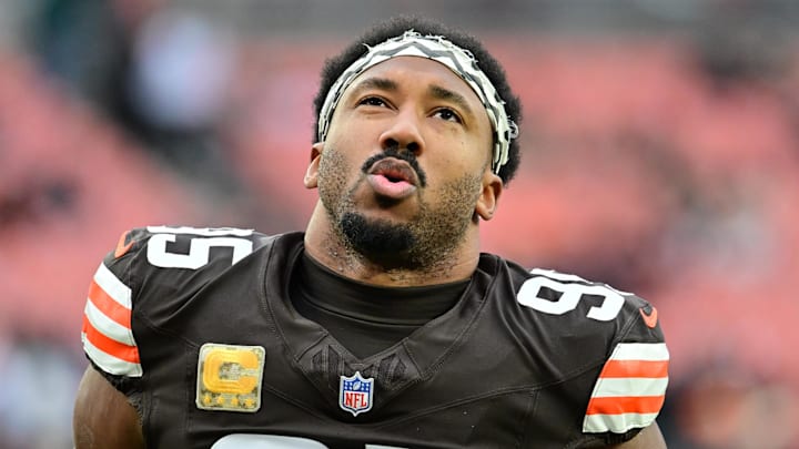 Cleveland Browns defensive end Myles Garrett