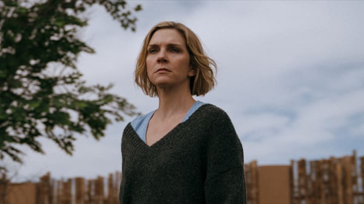 Rhea Seehorn in "Pluribus," now streaming on Apple TV+. Rhea Seehorn in "Pluribus," now streaming on Apple TV+.