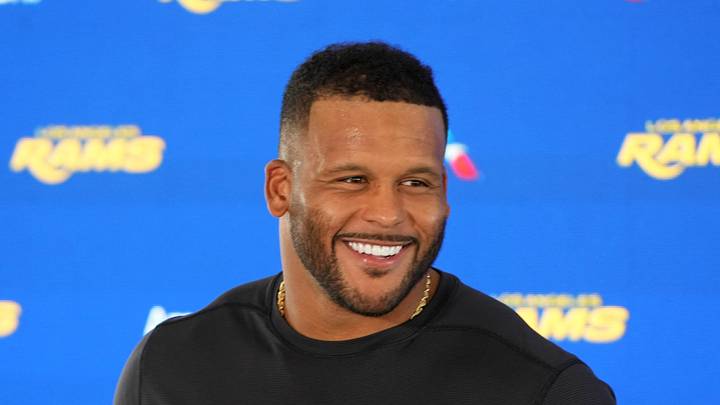 Los Angeles Rams defensive end Aaron Donald Los Angeles Rams defensive end Aaron Donald