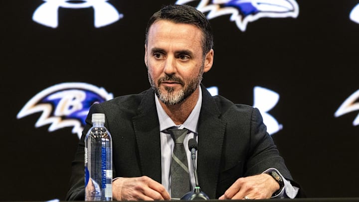 Baltimore Ravens head coach Jesse Minter