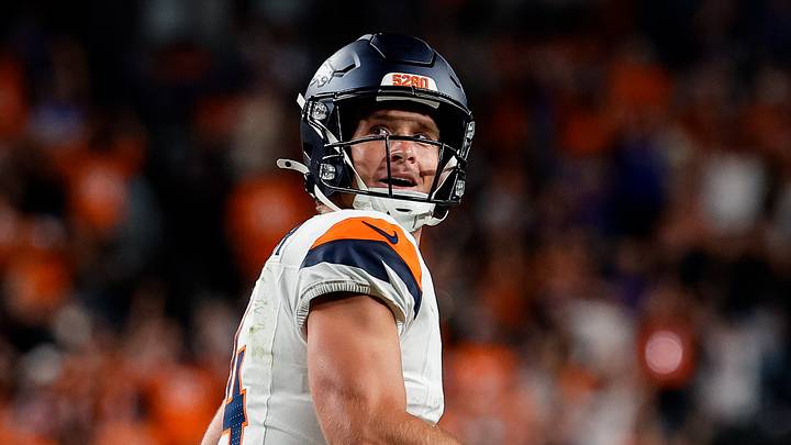 Denver Broncos quarterback Sam Ehlinger 