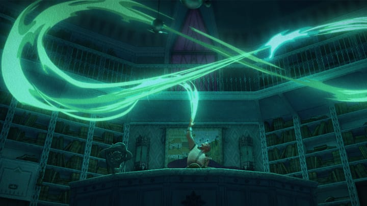 SORCERER KING – In Walt Disney Animation Studios’ “Wish,” King Magnifico has the magical ability to grant wishes. But when 17-year-old Asha is compelled to challenge the powerful sorcerer, Magnifico turns to a forbidden resource. Featuring the voices of Chris Pine as King Magnifico and Academy Award®-winning actress Ariana DeBose as Asha, the epic animated musical “Wish” hits the big screen on Nov. 22, 2023. © 2023 Disney. All Rights Reserved.