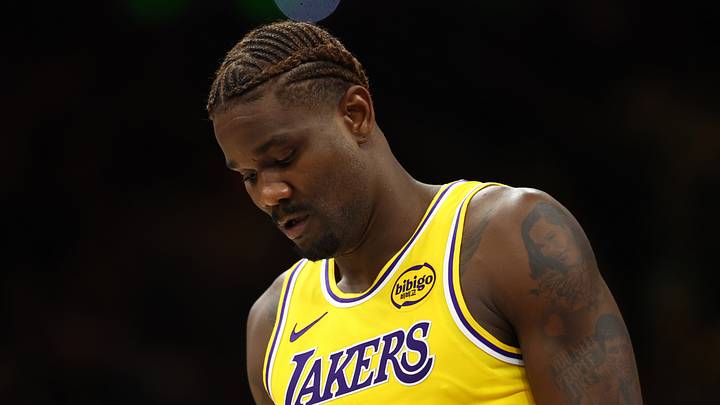 Dec 23, 2025; Phoenix, Arizona, USA; Los Angeles Lakers center Deandre Ayton (5) reacts against the Phoenix Suns at Mortgage Matchup Center. Mandatory Credit: Mark J. Rebilas-Imagn Images Dec 23, 2025; Phoenix, Arizona, USA; Los Angeles Lakers center Deandre Ayton (5) reacts against the Phoenix Suns at Mortgage Matchup Center. Mandatory Credit: Mark J. Rebilas-Imagn Images