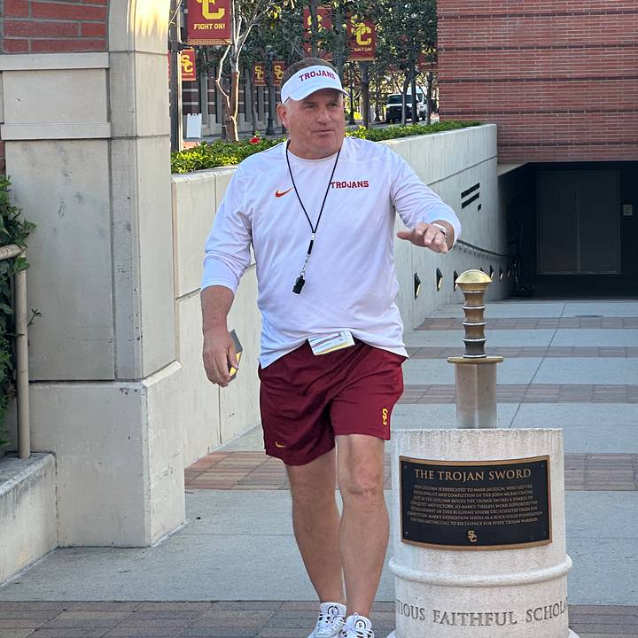 USC Trojans Lincoln Riley Recruiting Transfer Portal Skyler Jones Alex VanSumeren Jahkeem Stewart Jide Abasiri Spring 