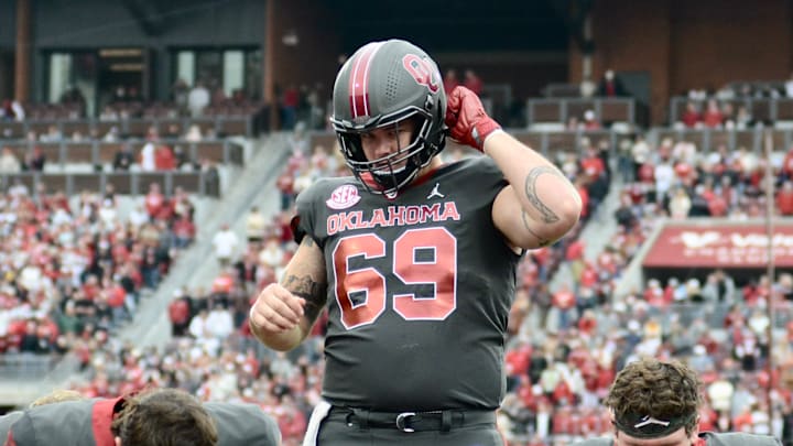 Oklahoma offensive lineman Jake Maikkula