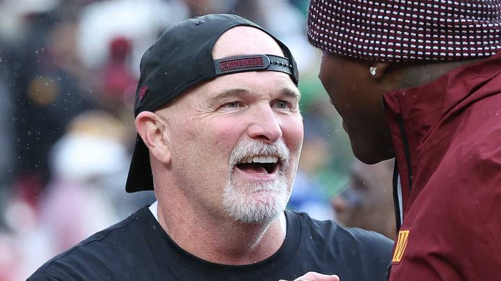 Washington Commanders head coach Dan Quinn
