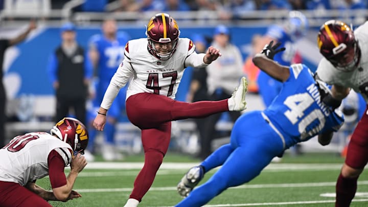 Former Washington Commanders kicker Zane Gonzalez is joining the Atlanta Falcons.