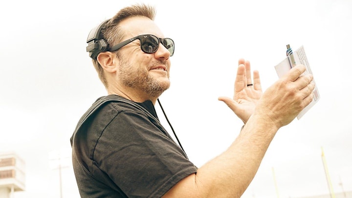 Former Memphis coach Ryan Silverfield claps during a Memphis Tigers football spring game between the blue and gray team on Saturday, April 26, 2025 at Simmons Liberty Bank Stadium in Memphis, Tenn. Former Memphis coach Ryan Silverfield claps during a Memphis Tigers football spring game between the blue and gray team on Saturday, April 26, 2025 at Simmons Liberty Bank Stadium in Memphis, Tenn.