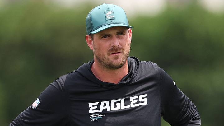 Philadelphia Eagles offensive coordinator Sean Mannion Philadelphia Eagles offensive coordinator Sean Mannion