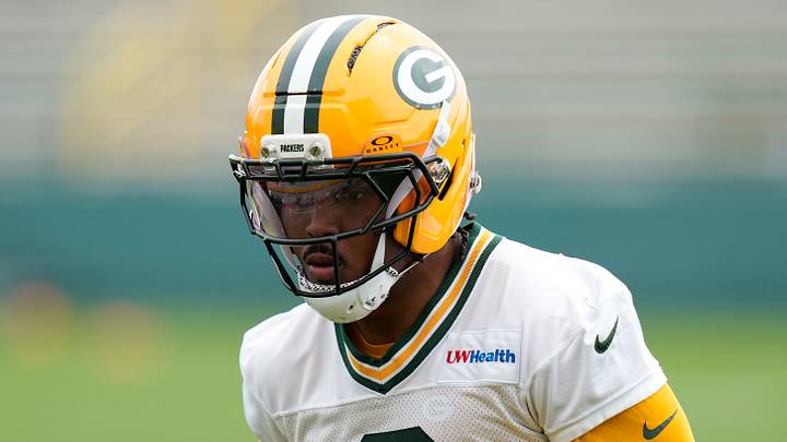 Green Bay Packers running back Josh Jacobs Green Bay Packers running back Josh Jacobs