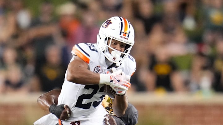 Auburn Tigers running back Jeremiah Cobb ran for 74 yards and a touchdown against Baylor.