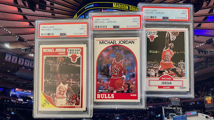 Michael Jordan's 1989 Fleer, 1989 Hoops, and 1990 Fleer base cards are among the most frequently graded basketball cards by PSA in the company's history.