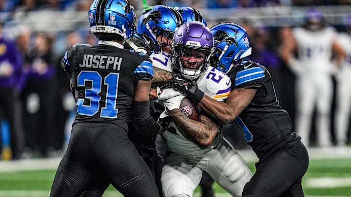 The Lions dominated the Vikings on Sunday night to clinch the NFC North and home-field advantage throughout the playoffs. 