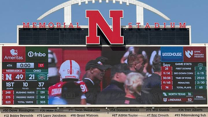 Nebraska 49 - Ohio 21 Nebraska 49 - Ohio 21