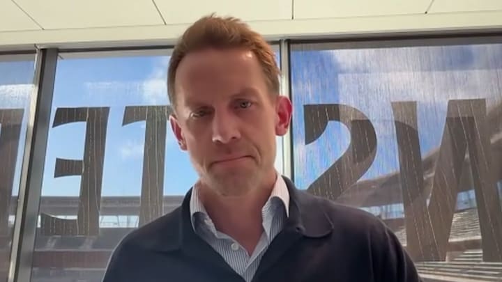 Tom Pohlad talks to Twins reporters on Friday, Jan. 30 Tom Pohlad talks to Twins reporters on Friday, Jan. 30