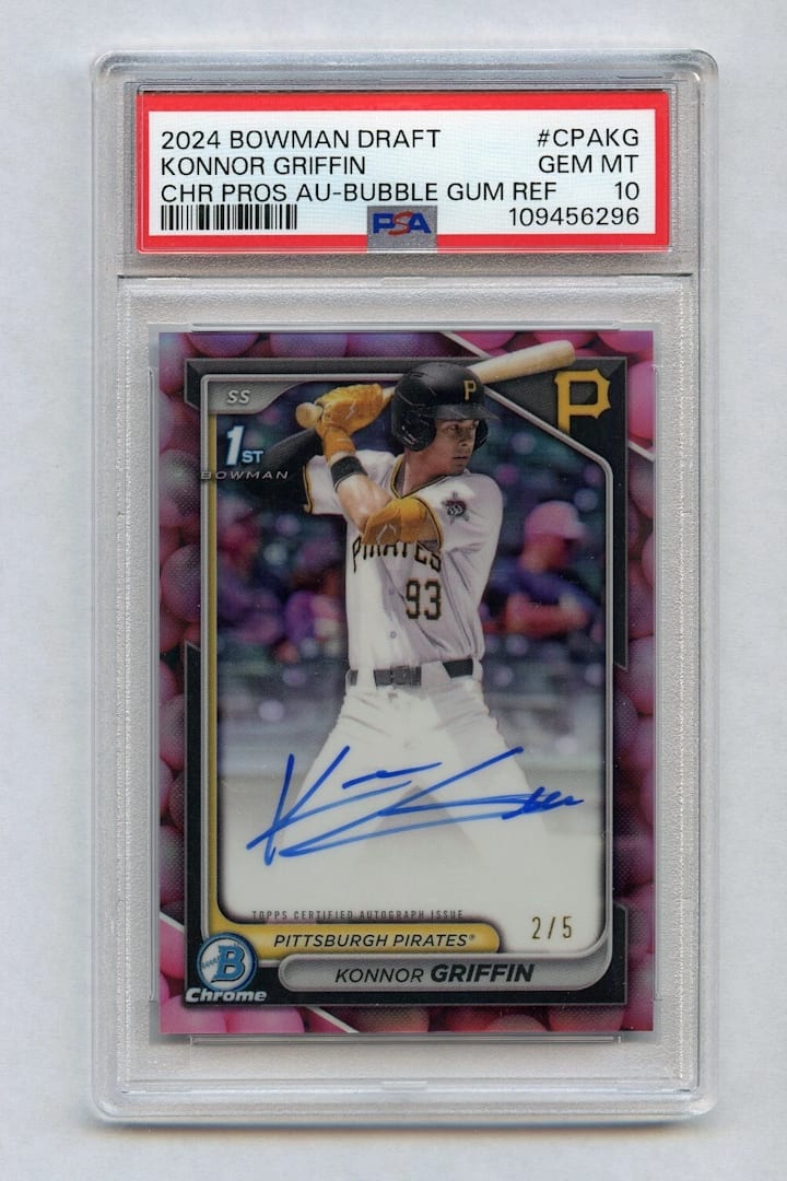 Konnor Griffin's cards exploding for MLB top prospect