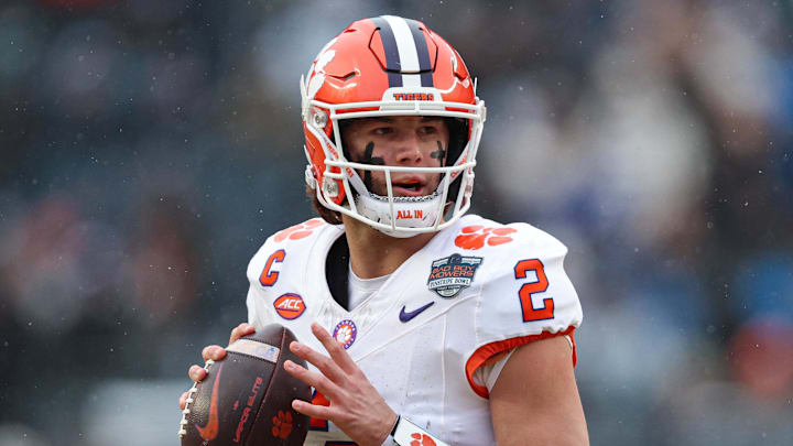 New York Jets quarterback Cade Klubnik