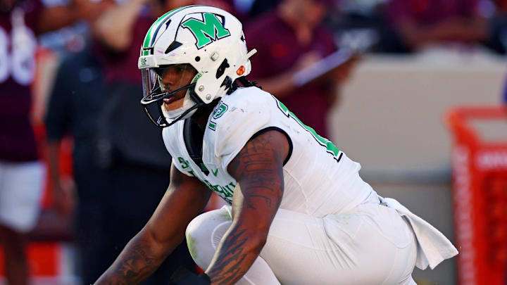 Marshall Thundering Herd pass rusher Mike Green has been commonly mocked to the Atlanta Falcons during the pre-draft process.