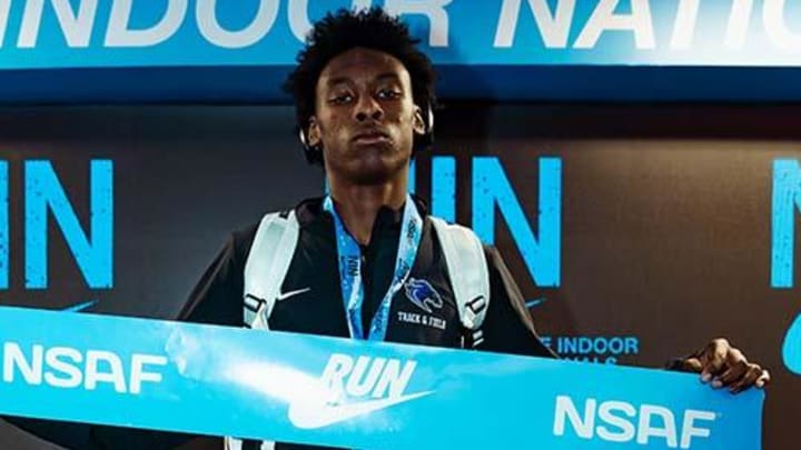 Ridge View freshman Kayden Garvin is having a record-break freshman track season.