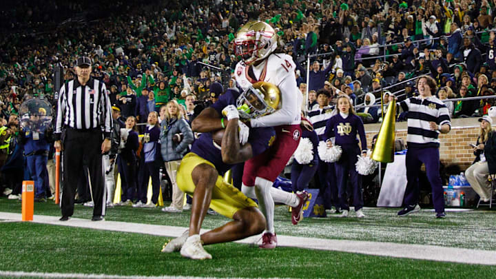 Florida State cornerback Cai Bates (14) is the latest transfer portal addition for the Wisconsin Badgers secondary. Florida State cornerback Cai Bates (14) is the latest transfer portal addition for the Wisconsin Badgers secondary.