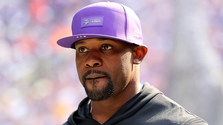 Minnesota Vikings defensive coordinator Brian Flores