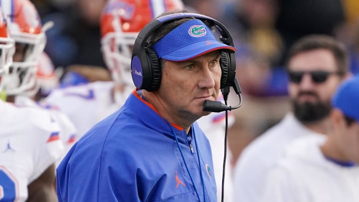Former Florida Gators head coach Dan Mullen is in his first season at UNLV. Former Florida Gators head coach Dan Mullen is in his first season at UNLV.