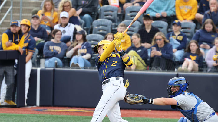 West Virginia University utility player Gavin Kelly