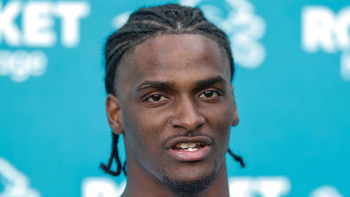 Detroit Lions cornerback Ennis Rakestraw Jr. (15).