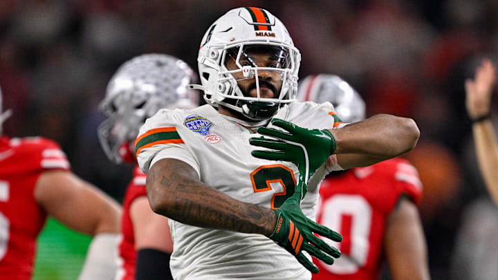 Miami Hurricanes defensive lineman Akheem Mesidor Miami Hurricanes defensive lineman Akheem Mesidor
