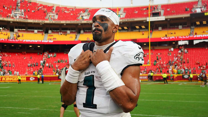 Philadelphia Eagles quarterback Jalen Hurts Philadelphia Eagles quarterback Jalen Hurts