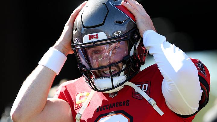Nov 30, 2025; Tampa, Florida, USA; Tampa Bay Buccaneers quarterback Baker Mayfield (6) warms up before a game against the Arizona Cardinals at Raymond James Stadium. Mandatory Credit: Nathan Ray Seebeck-Imagn Images Nov 30, 2025; Tampa, Florida, USA; Tampa Bay Buccaneers quarterback Baker Mayfield (6) warms up before a game against the Arizona Cardinals at Raymond James Stadium. Mandatory Credit: Nathan Ray Seebeck-Imagn Images