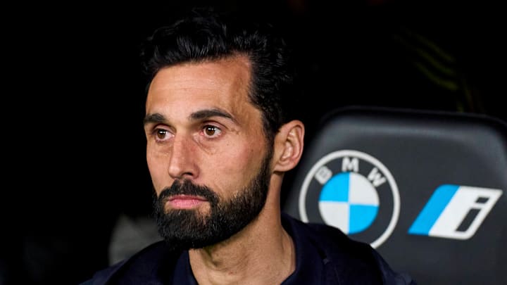 Alvaro Arbeloa looks on