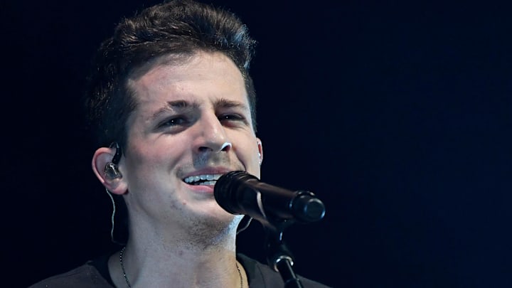 July 26, 2017; Miami, FL, USA; Recording artist Charlie Puth performs at the American Airlines Arena. Mandatory Credit: Ron Elkman/USA TODAY NETWORK