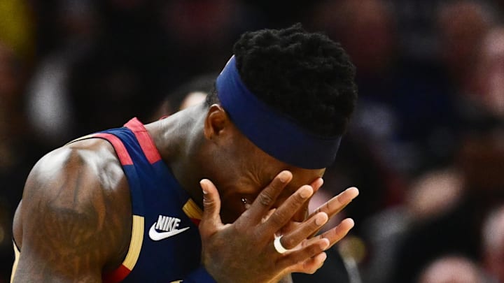 Apr 18, 2026; Cleveland, Ohio, USA; Cleveland Cavaliers guard Dennis Schroder (8) reacts after a foul against the Toronto Raptors during the first half of game one in the first round of the 2026 NBA Playoffs at Rocket Arena. Mandatory Credit: Ken Blaze-Imagn Images