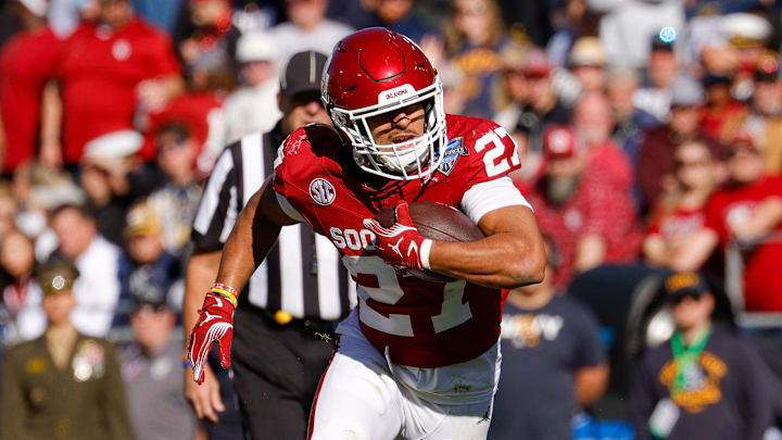 Oklahoma running back Gavin Sawchuk