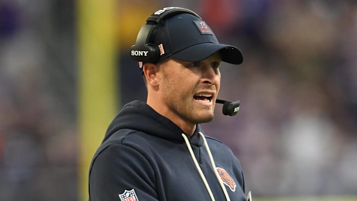 Chicago Bears head coach Ben Johnson
