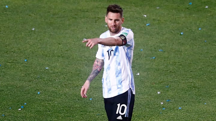 Messi était titulaire face au Brésil