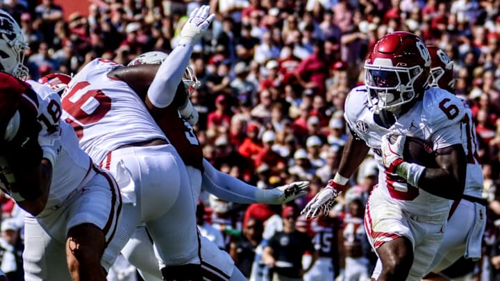 Oklahoma running back Tory Blaylock Oklahoma running back Tory Blaylock