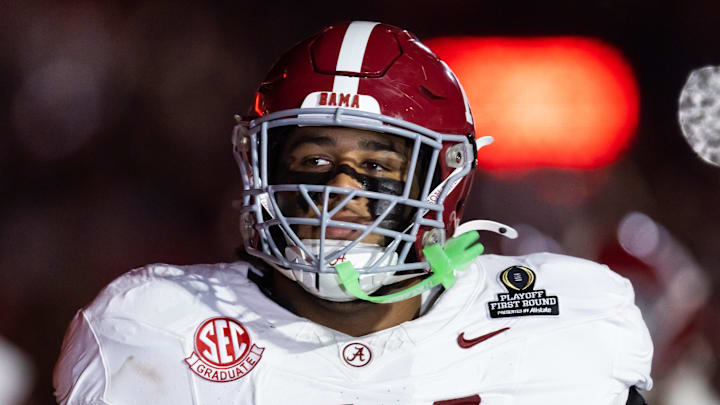 Alabama Crimson Tide offensive lineman Kadyn Proctor Alabama Crimson Tide offensive lineman Kadyn Proctor