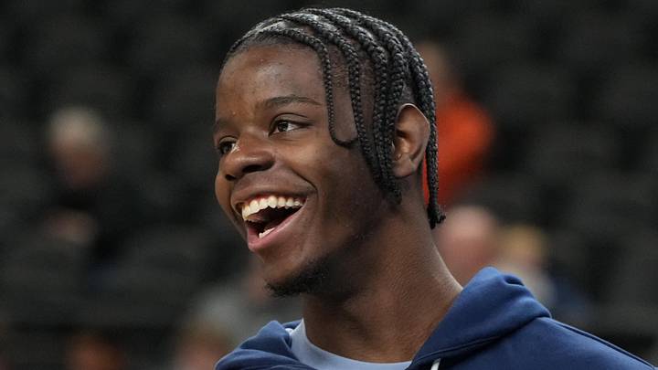 Mar 18, 2026; Greenville, SC, USA; North Carolina Tar Heels forward Caleb Wilson (8) during a practice session ahead of the first round of the men's 2026 NCAA Tournament at Bon Secours Wellness Arena. Mandatory Credit: Bob Donnan-Imagn Images Mar 18, 2026; Greenville, SC, USA; North Carolina Tar Heels forward Caleb Wilson (8) during a practice session ahead of the first round of the men's 2026 NCAA Tournament at Bon Secours Wellness Arena. Mandatory Credit: Bob Donnan-Imagn Images
