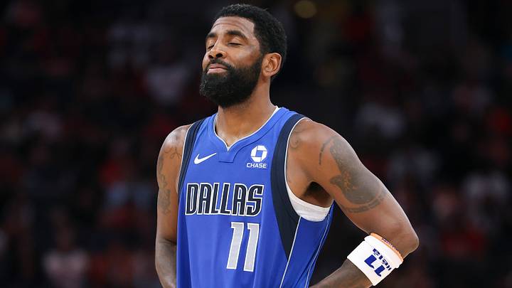 Oct 21, 2026; Houston, Texas, USA; Dallas Mavericks guard Kyrie Irving (11) reacts after a play during the second quarter against the Houston Rockets at Toyota Center. Mandatory Credit: Troy Taormina-Imagn Images Oct 21, 2026; Houston, Texas, USA; Dallas Mavericks guard Kyrie Irving (11) reacts after a play during the second quarter against the Houston Rockets at Toyota Center. Mandatory Credit: Troy Taormina-Imagn Images