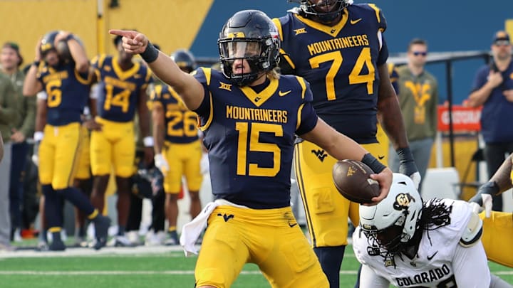 West Virginia University quarterback Scotty Fox Jr. West Virginia University quarterback Scotty Fox Jr.
