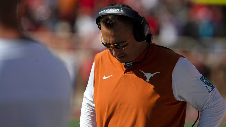 Texas' head coach Steve Sarkisian looks down during the game against Texas Tech, Saturday, Sept. 24, 2022, at Jones AT&T Stadium. Texas Tech won, 37-34 in overtime. Texas' head coach Steve Sarkisian looks down during the game against Texas Tech, Saturday, Sept. 24, 2022, at Jones AT&T Stadium. Texas Tech won, 37-34 in overtime.