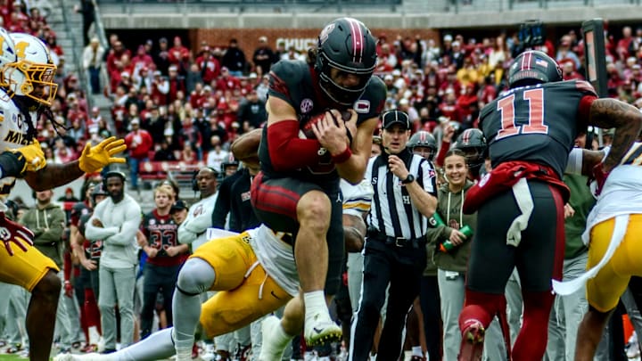 Oklahoma quarterback John Mateer Oklahoma quarterback John Mateer