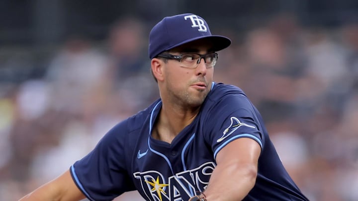 Tampa Bay Rays starting pitcher Joe Boyle gave up six runs, four earned, in a loss to the New York Yankees on Tuesday night. Tampa Bay Rays starting pitcher Joe Boyle gave up six runs, four earned, in a loss to the New York Yankees on Tuesday night.