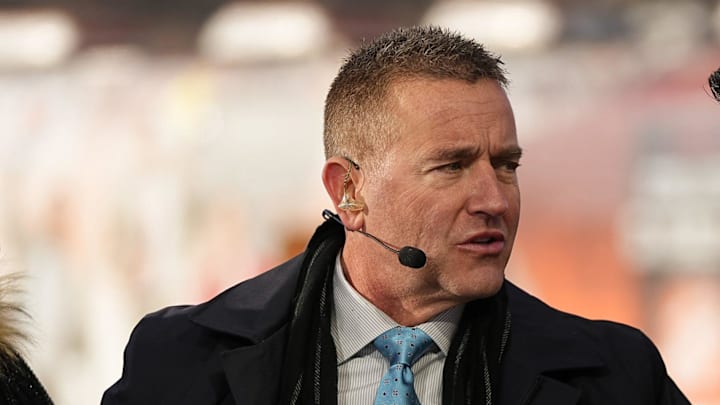 Kirk Herbstreit on the set of ESPN College GameDay