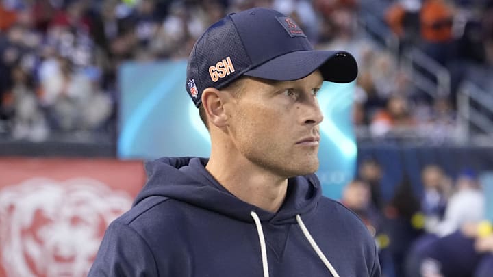 Chicago Bears head coach Ben Johnson